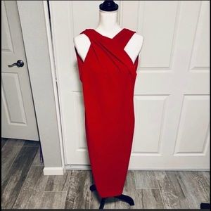 Red Cocktail Dress by Rachel Roy
